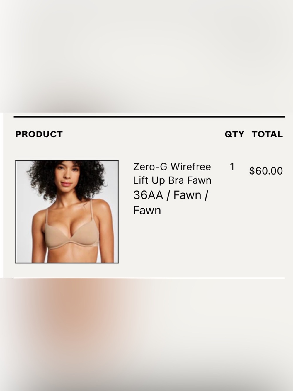 Pepper Zero G Lift Up Bra